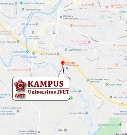 Map Location (Google Map) Universitas IVET Semarang Nomor